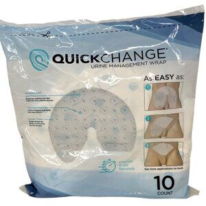 Quick Change Urine Management Wrap 10 Count Medical Incontinence Hygiene Solutio